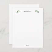 Segnungen an Ihren Individuelle Name Mitteilungskarte (Vorne/Hinten)