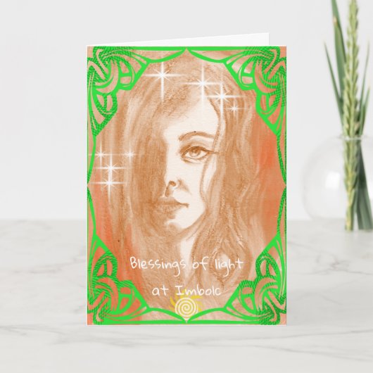 Segnungen auf der IMBOC-Grüße-Karte Karte (Vorderseite)