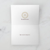 Segnungen bei Lughnasadh Pagan Hexe Wicca Triquetr Karte (Innenseite)