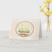 Segnungen bei Lughnasadh Pagan Hexe Wicca Triquetr Karte (Gelbe Blume)