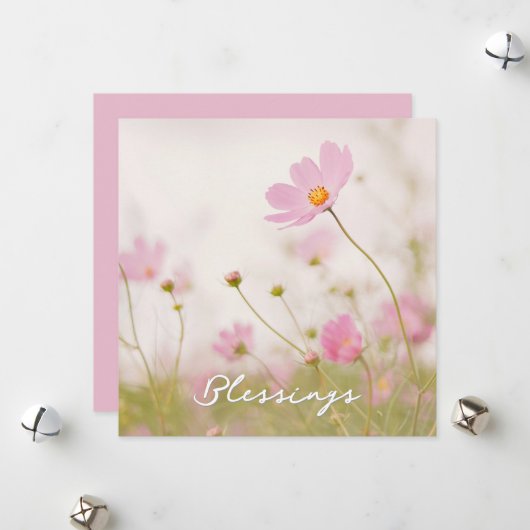 Segnungen Danke Karte (Vorderseite/Rückseite Beispiel)