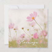 Segnungen Danke Karte (Vorderseite)