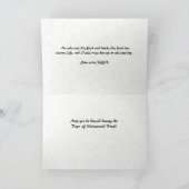 Segnungen der Heiligen Tagessaison. Karte (Innenseite)