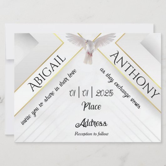 Segnungen des Heiligen Geistes Einladung zur Hochz (Vorderseite)