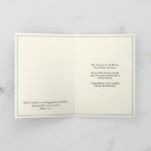 Segnungen des neuen Lebens Neue Mutter katholische Karte (Innenseite)