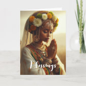 Segnungen Feiertagskarte (Vorderseite)