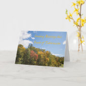 Segnungen für das Fest der Tabernacles Karte (Gelbe Blume)