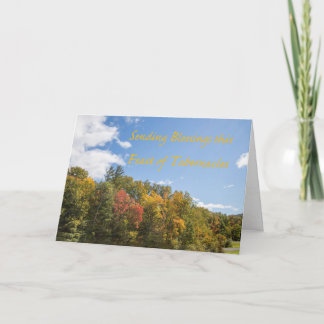 Segnungen für das Fest der Tabernacles Karte