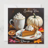 Segnungen für den Herbst Karte (Vorderseite)