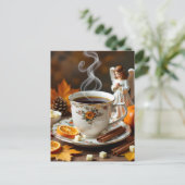 Segnungen für den Herbst | Sprichwort Hi Postkarte (Stehend Vorderseite)