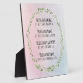 Segnungen für Ihre Zuhause und Familie Fotoplatte (Seite)