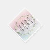 Segnungen für Ihre Zuhause und Familie Serviette (Ecke)