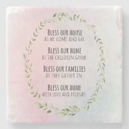 Segnungen für Ihre Zuhause und Familie Steinuntersetzer