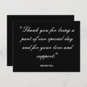 Segnungen: Herzlichen Dank Postkarte (Vorne/Hinten)