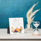 Segnungen im Überfluss fallen Kürbis und Mehl Fotoplatte (InSitu)