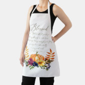 Segnungen im Überfluss fallen Kürbis und Mehl Schürze (InSitu)