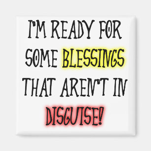 Segnungen in verschleierndem lustigen Kühlschrankm Magnet