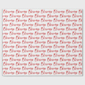 Segnungen Moderne Christliche Weihnachtsfeiertage Geschenkpapier (Flach)