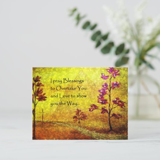 Segnungen Postkarte (Stehend Vorderseite)