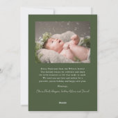 Segnungen Rote Vögel Botanische 2 Foto Weihnachten (Rückseite)