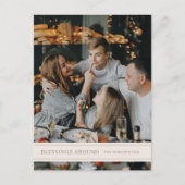 Segnungen über Grosgrain Weihnachten Postkarte (Vorderseite)