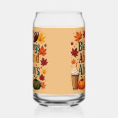 Segnungen über immer Herbstdesign Dosenglas (Rechts)