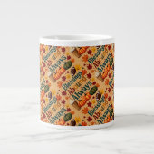 Segnungen über immer Herbstdesign Jumbo-Tasse (Vorderseite)
