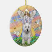 Segnungen - Westie (P) Keramik Ornament (Rechts)
