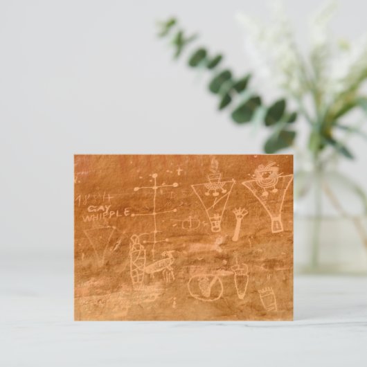 Sego Canyon Petroglyphs, Utah Postkarte (Stehend Vorderseite)