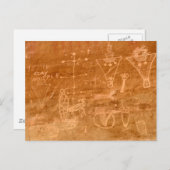 Sego Canyon Petroglyphs, Utah Postkarte (Vorne/Hinten)