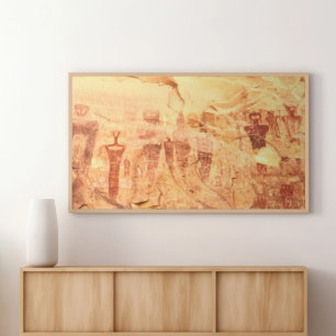 Sego Canyon Rock Art Utah Pictograph Leinwanddruck