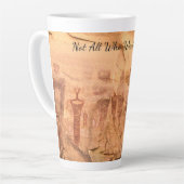Sego Canyon Rock Art Utah Pictograph Milchtasse (Linke Ecke)