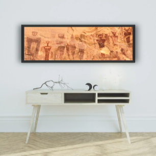 Sego Canyon Rock Art Utah Pictograph Poster