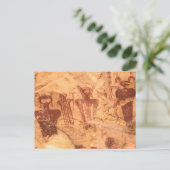 Sego Canyon Rock Art Utah Pictograph Postkarte (Stehend Vorderseite)