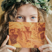 Sego Canyon Rock Art Utah Pictograph Postkarte