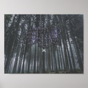 Segovia Amil Witchy Gedicht Poster