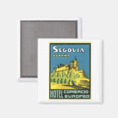 Segovia Espana Hotel Comercio Europeo Magnet (Vorderseite/Rückseite)
