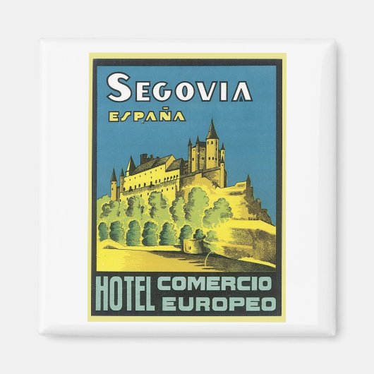 Segovia Espana Hotel Comercio Europeo Magnet (Vorne)