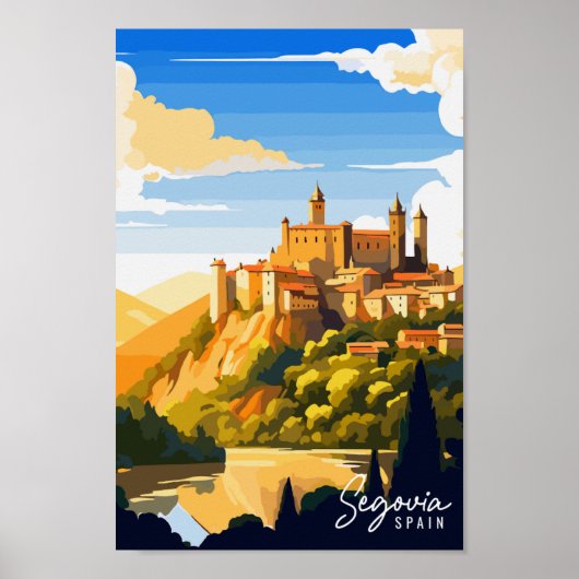 Segovia France Vintage Poster (Vorne)
