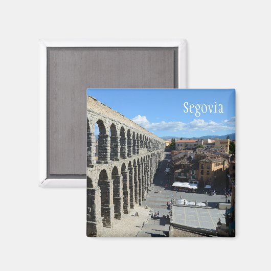 Segovia, Spanien Magnet (Vorderseite/Rückseite)