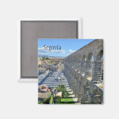 Segovia, Spanien Magnet (Vorderseite/Rückseite)