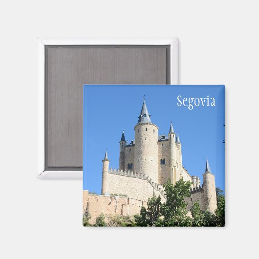 Segovia, Spanien Magnet (Vorderseite/Rückseite)
