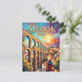 Segovia Spanien Postkarte (Stehend Vorderseite)