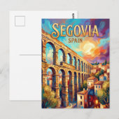Segovia Spanien Postkarte (Vorne/Hinten)