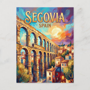Segovia Spanien Postkarte