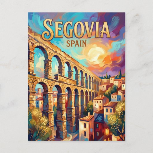 Segovia Spanien Postkarte (Vorderseite)