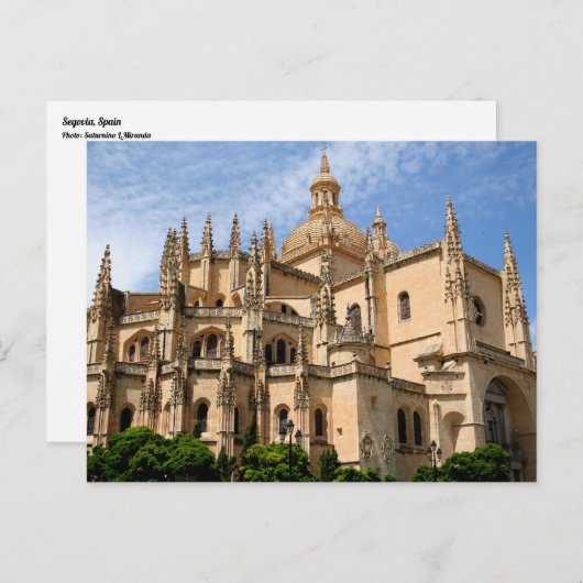 Segovia Spanien Postkarte (Vorne/Hinten)