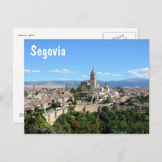 Segovia, Spanien Postkarte (Vorne/Hinten)