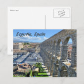 Segovia, Spanien Postkarte (Vorne/Hinten)