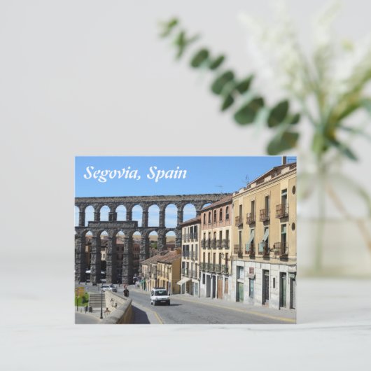 Segovia, Spanien Postkarte (Stehend Vorderseite)